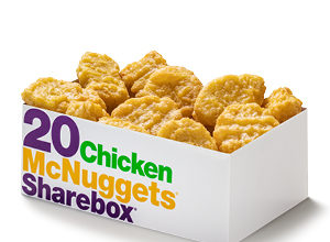 20 chicken nuggets