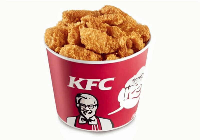 Hot & Crispy Chicken Bucket From KFC