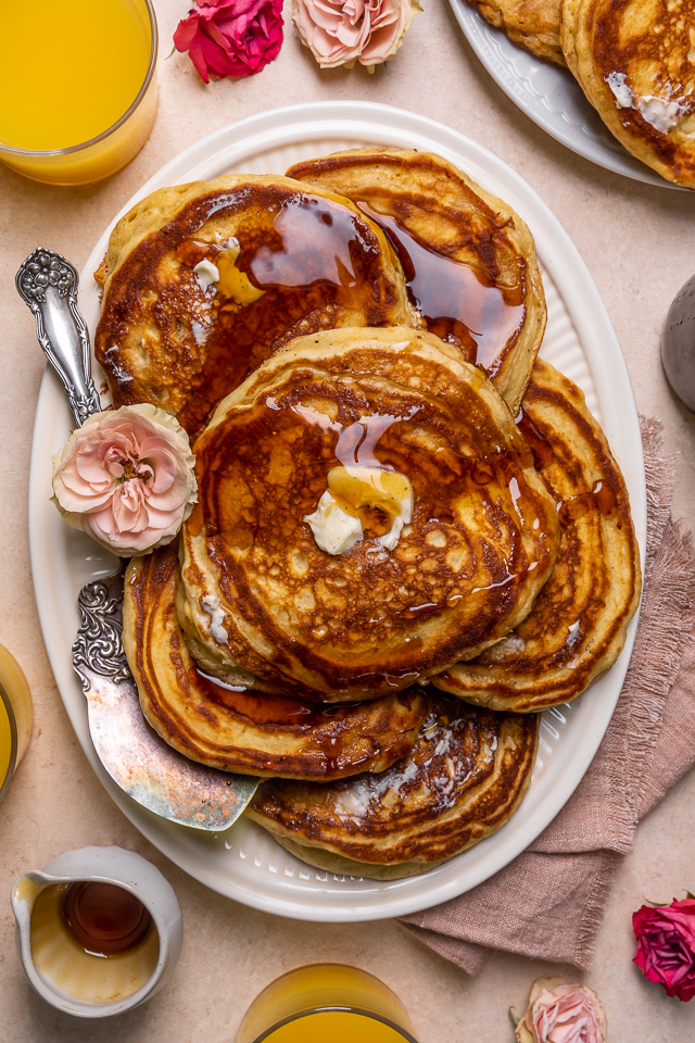Heat the Pan and Cook the Pancakes