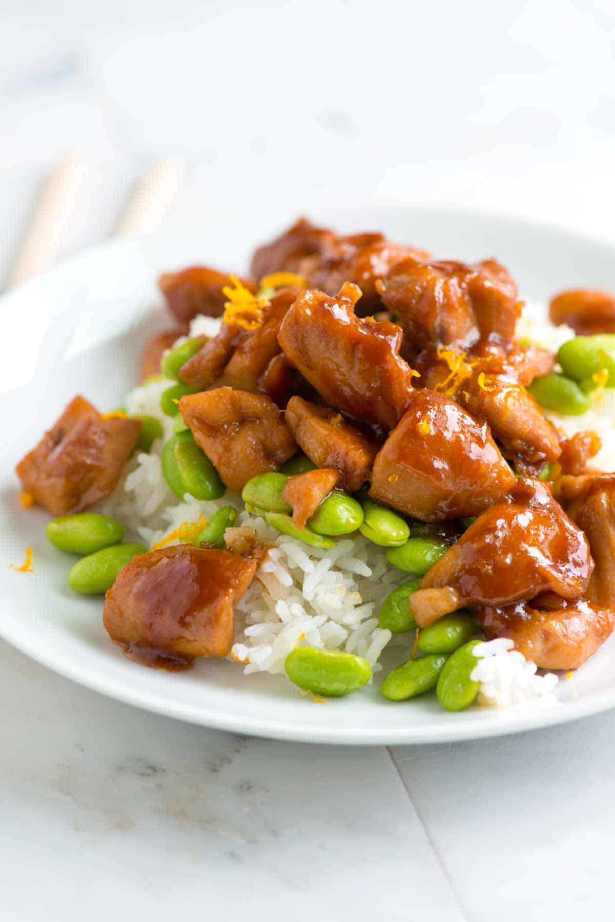 Ingredients for Honey Ginger Teriyaki Chicken