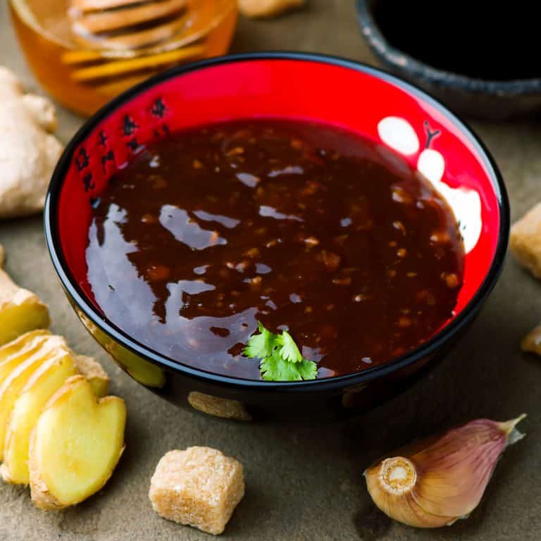 Traditional Ingredients for Teriyaki Sauce