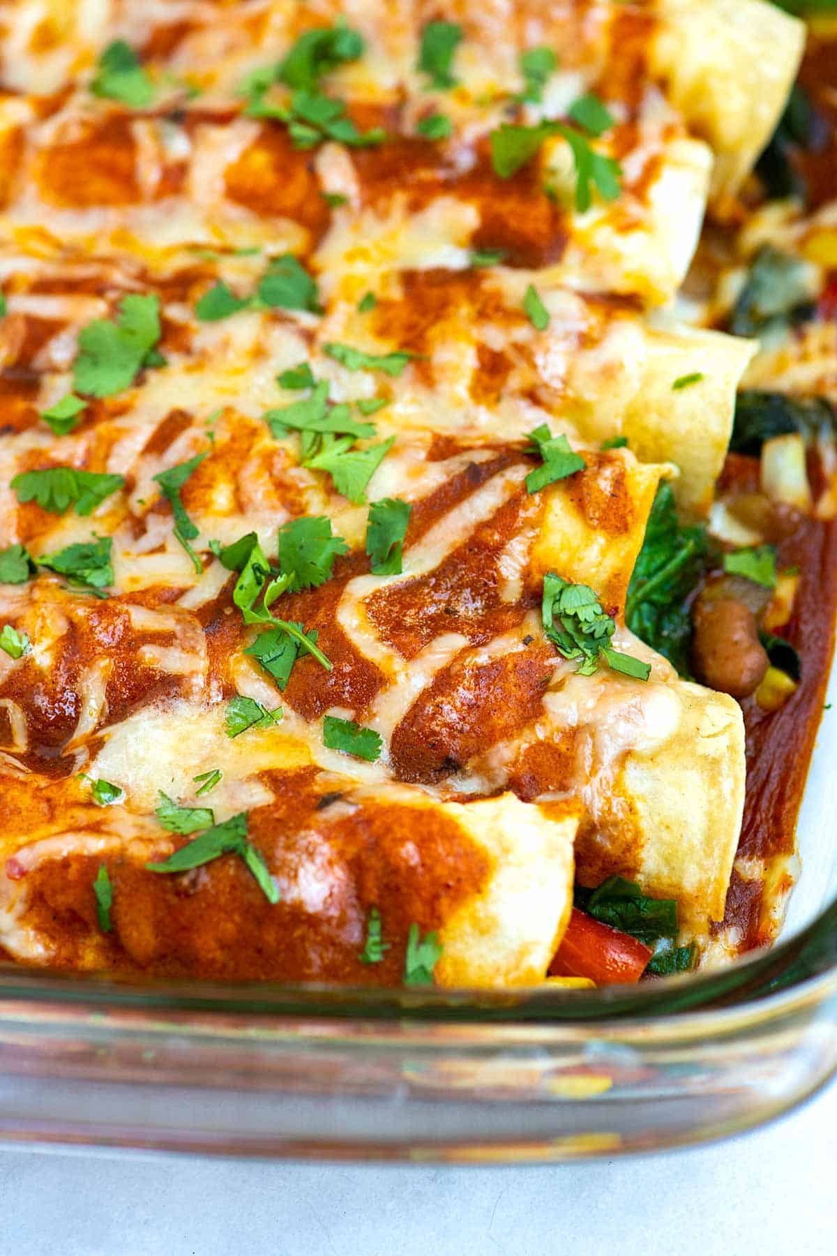 Ingredients for Veggie Enchiladas