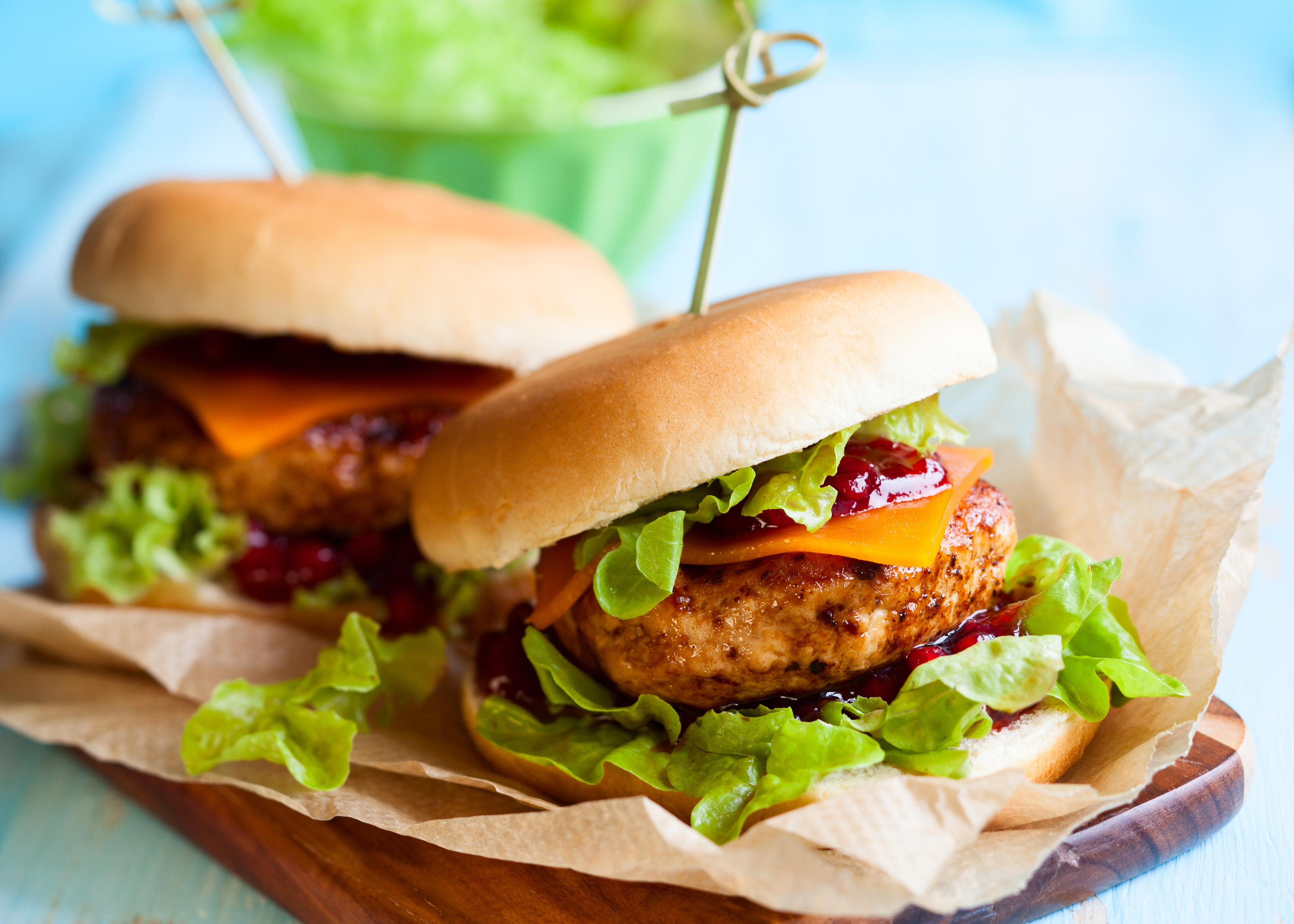 2. BBQ Bacon Turkey Burger: