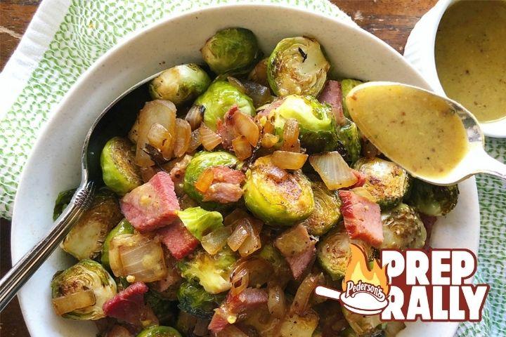 If you are looking for a delicious and flavorful side dish to accompany your main course, look no further than Garlic Roasted Brussels Sprouts with Ham. This dish combines the earthy taste of Brussels sprouts with the savory flavor of ham, creating a mouthwatering combination that will have everyone coming back for seconds.