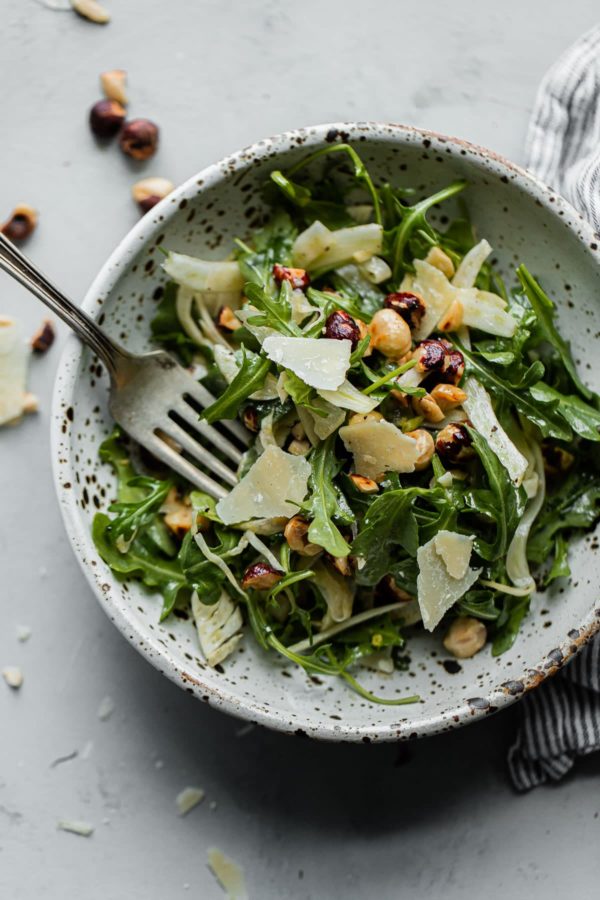 Enjoy the Freshness of This Shaved Fennel and Arugula Salad